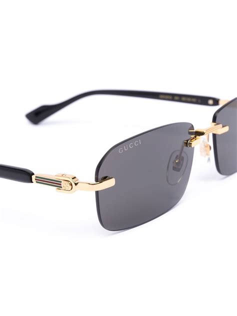 rimless gucci sunglasses|gucci rimless sunglasses price.